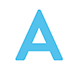 The letter A.